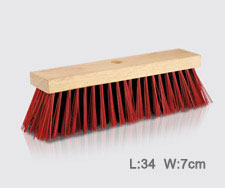 Wooden Push Broom. Size of the wooden block: 340 X 70 mm NO.357