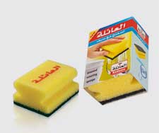 Sponges made of high quality of polyester foaming, and high quality of scourers of 800g/m2, and high quality of gluing,  so never separate the scourers of sponges, even boiling water.  NO.51