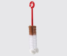 Bottle cleaning brush with sponge head , total length is :370mm. NO.715/S